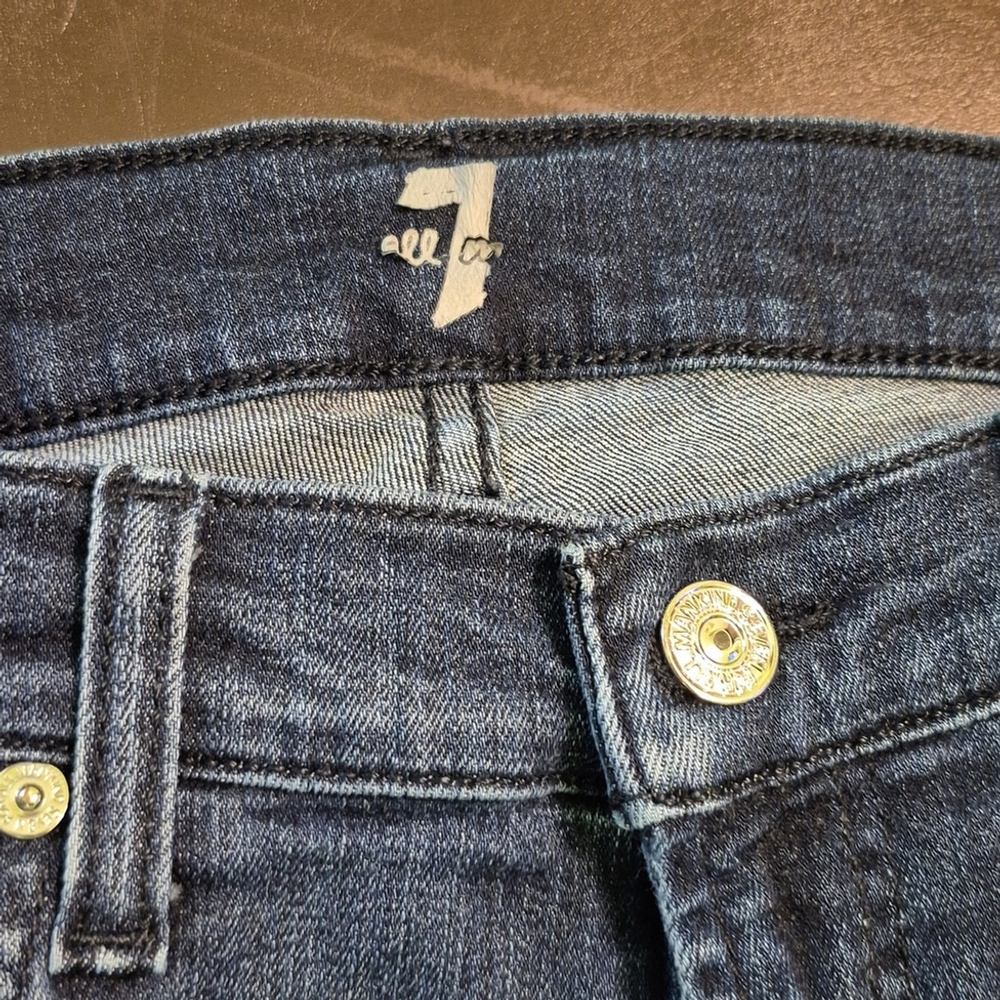 Seven For All Mankind Womens Skinny Jeans Sz.29".(#1585) Med Wash. - Picture 5 of 15